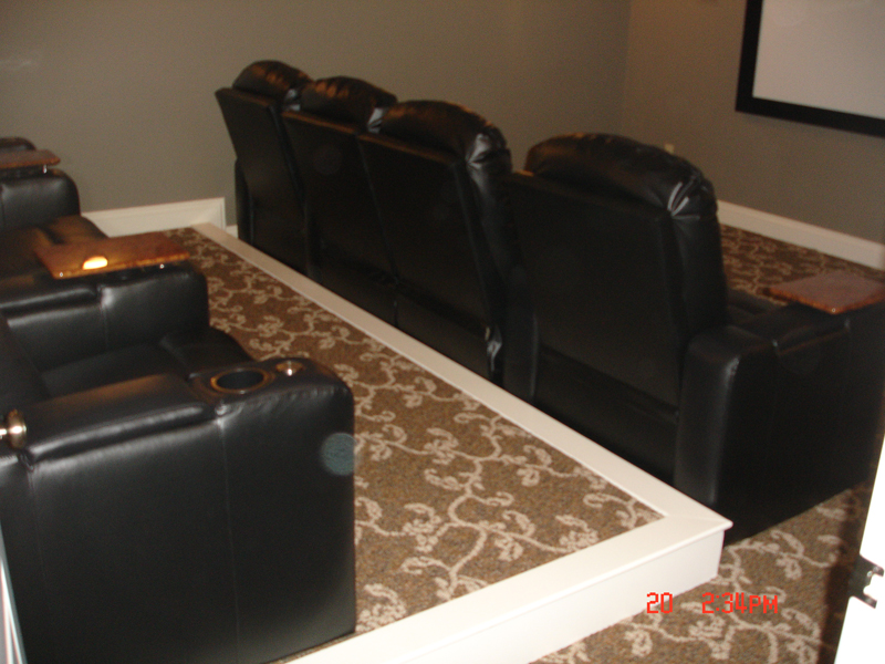 Tiered seating detail